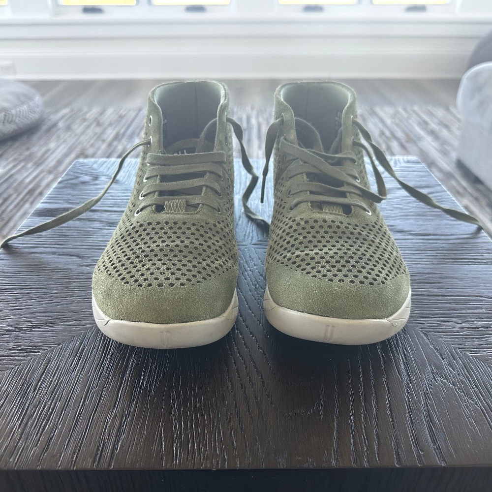 NOBULL Shoes Mens 10.5 Moss Brushed Suede Mid Trainer Sneaker Green